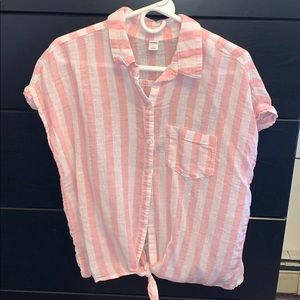 Striped Button Up Shirt